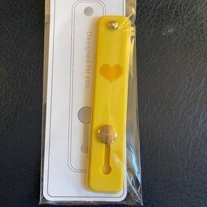 Yellow cell phone handle